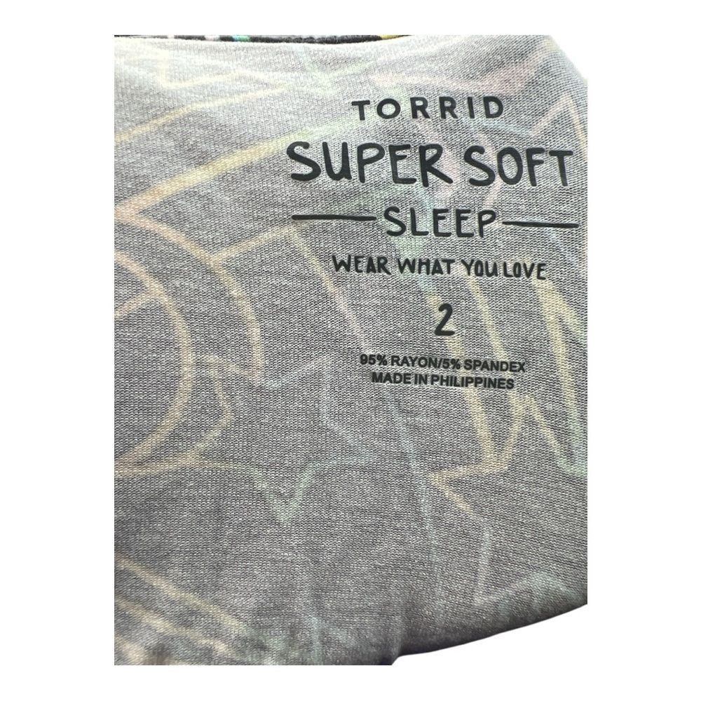 Torrid Gray Star Pattern Sleepwear - image 2